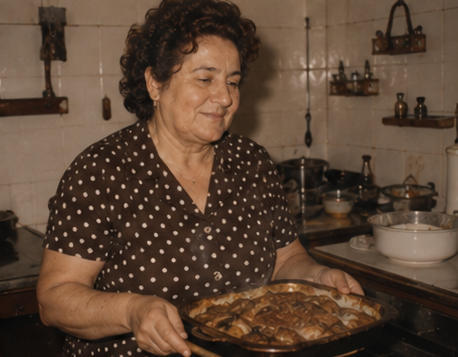 Doña Carmen en la cocina tradicional